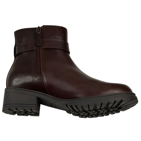Cole Haan Catherine Waterproof Bootie Dark Brown Leather Womens Size 7B New $290 - Picture 8 of 13